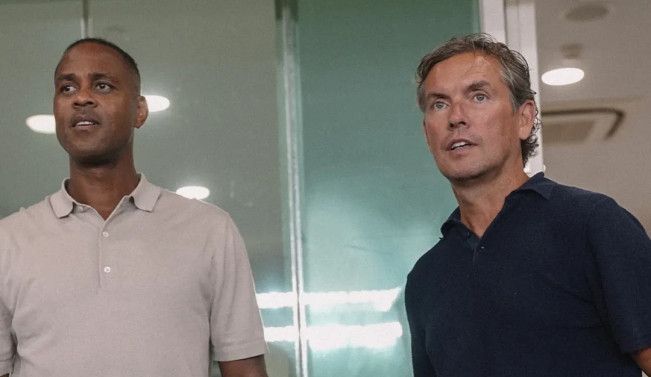 Patrick Kluivert dan Alex Pastoor. [Dok. PSSI]